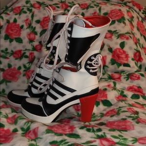 Suicide Squad Harley Quinn cosplay boots size 9